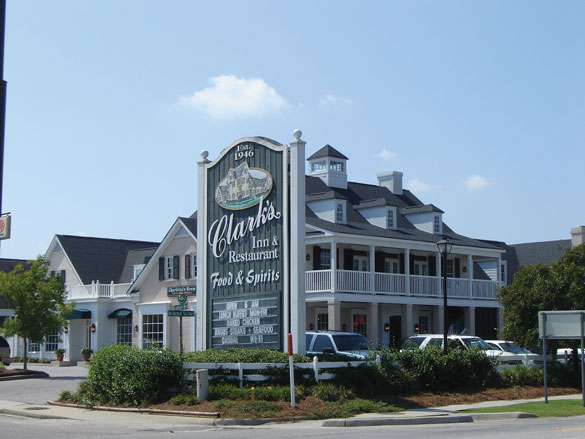 Historic Clark's Inn and Restaurant has been a landmark in Santee, South Carolina since 1946. Clark's features Sumptuous southern breakfast, Historic restaurant and pub on property, Whimsey Gift Shop, Bella Grace Day Spa, Free wireless internet throughout property, In-room coffee pot, hair dryer and iron/ironing board.